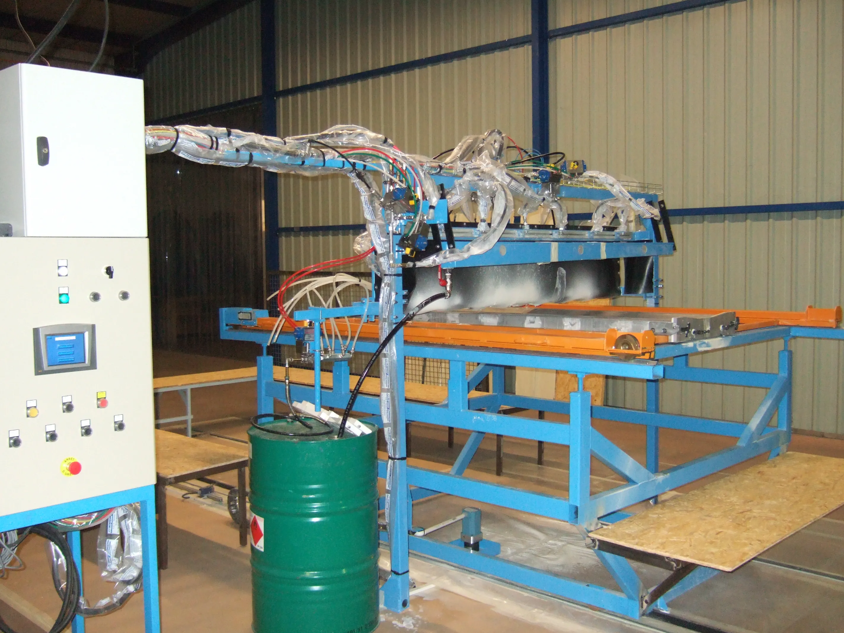Chaîne de production semi-automatique V2
